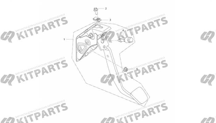 Педаль тормоза Lifan