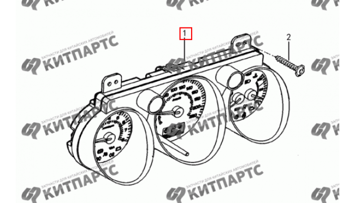 Комбинация приборов Dong Feng H30 Cross