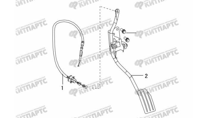 Педаль газа 4G63 Great Wall DW Hower H3