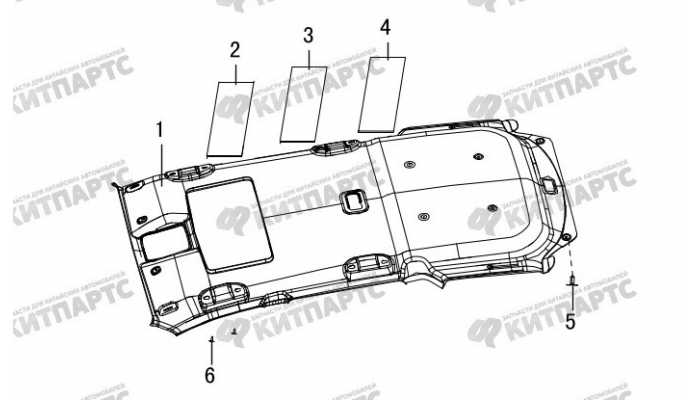 Обивка потолка под люк Great Wall Hover H3 New