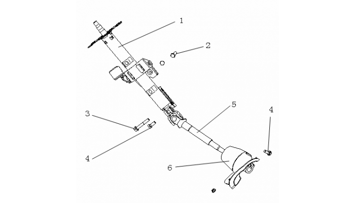 Рулевая колонка Geely